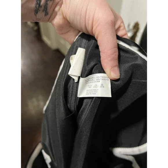 Strapless Black Teal Beaded Formal Pageant Prom Homecoming Dress Size 20 - Picture 5 of 5